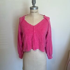 3 PILCRO by Anthropologie  long sleeve crop tops sz XS